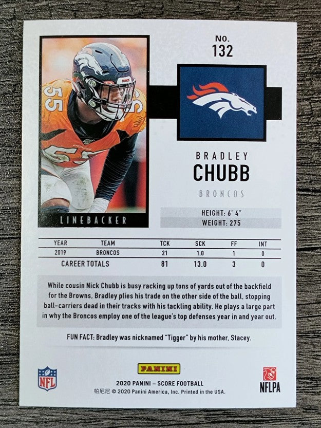 2020 Score #132 Bradley Chubb
