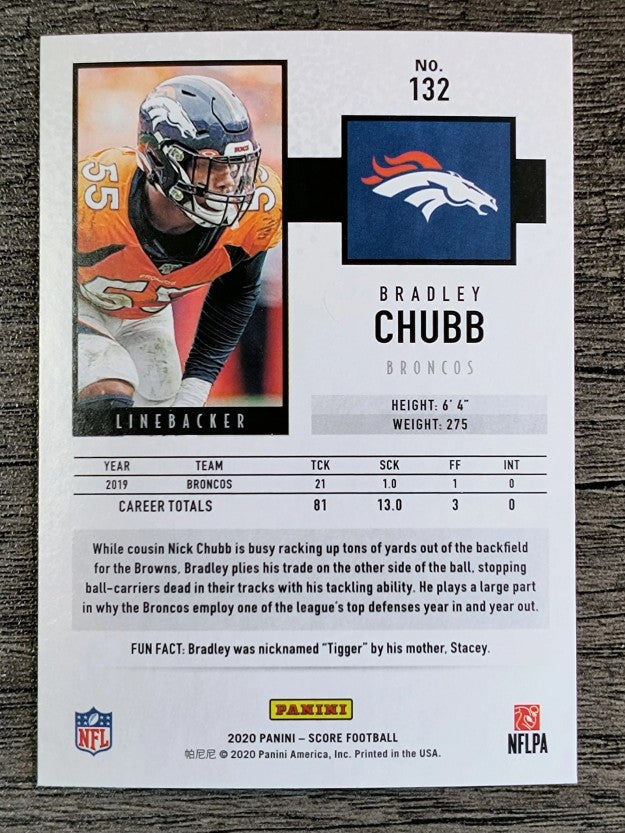 2020 Score #132 Bradley Chubb