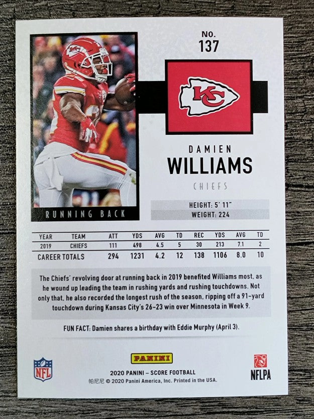 2020 Score #137 Damien Williams
