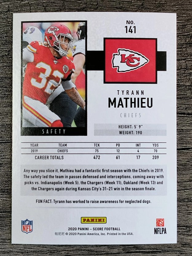 2020 Score #141 Tyrann Mathieu