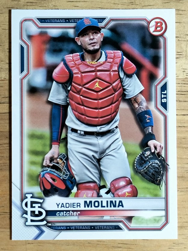 2021 Bowman #42 Yadier Molina
