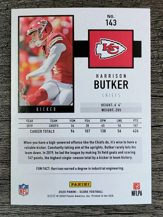 2020 Score #143 Harrison Butker