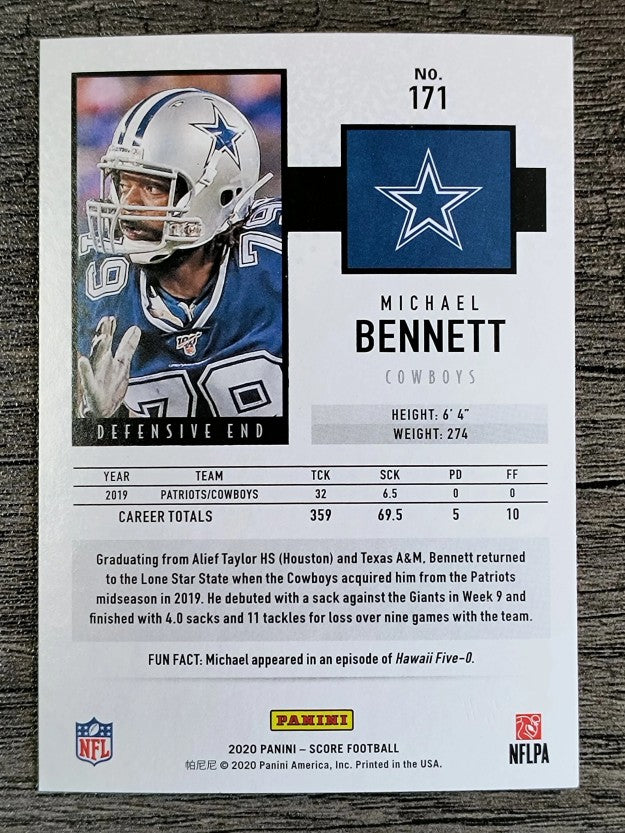 2020 Score #171 Michael Bennett