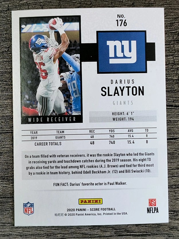 2020 Score #176 Darius Slayton