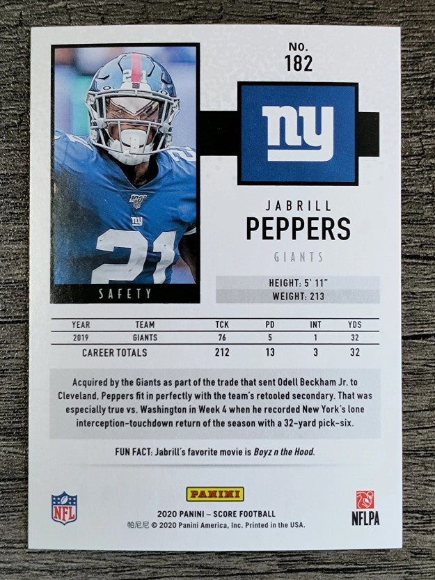 2020 Score #182 Jabrill Peppers