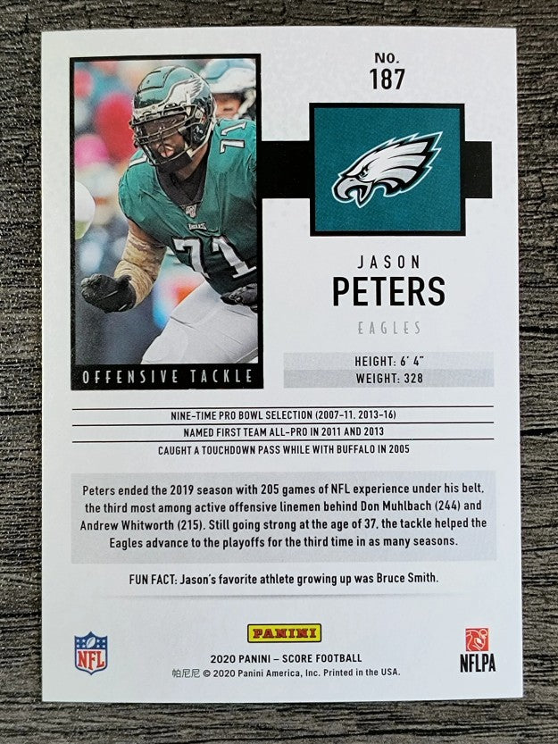 2020 Score #187 Jason Peters