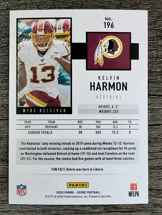 2020 Score #196 Kelvin Harmon