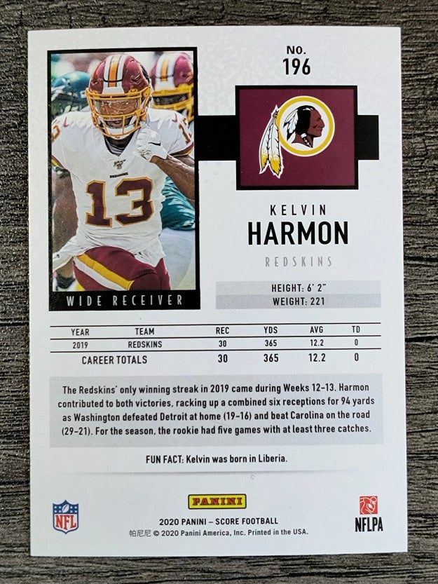 2020 Score #196 Kelvin Harmon
