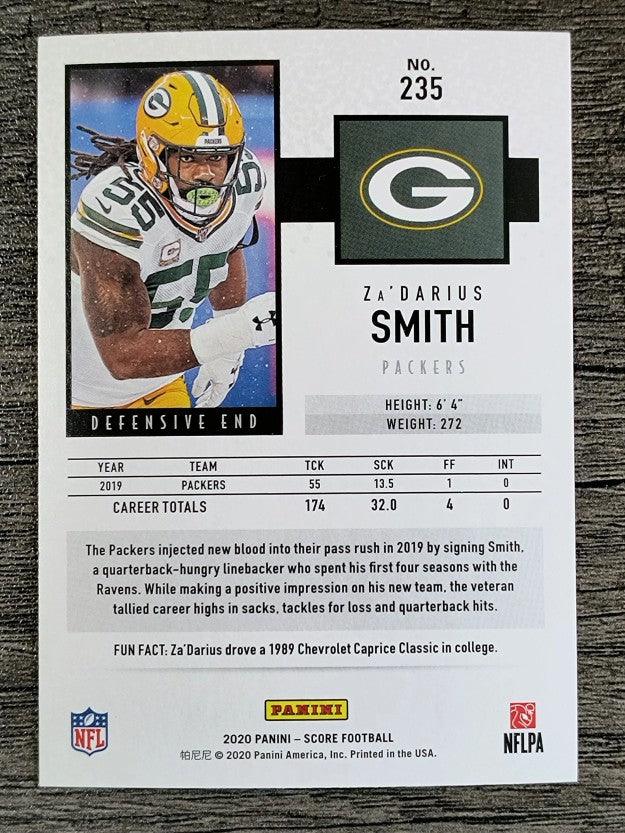 2020 Score #235 Za'Darius Smith