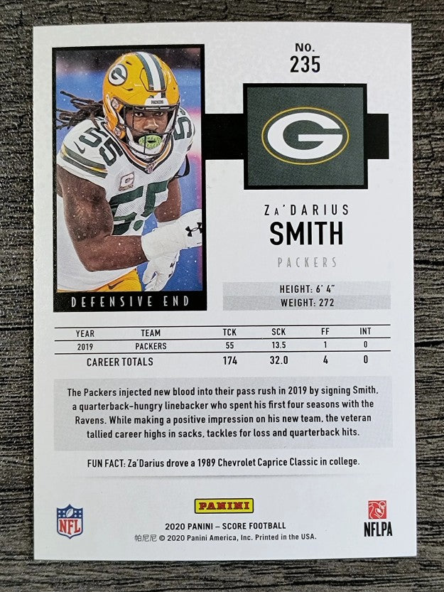 2020 Score #235 Za'Darius Smith