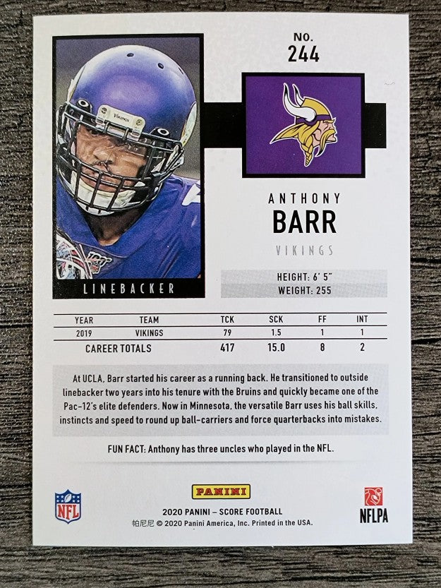 2020 Score #244 Anthony Barr
