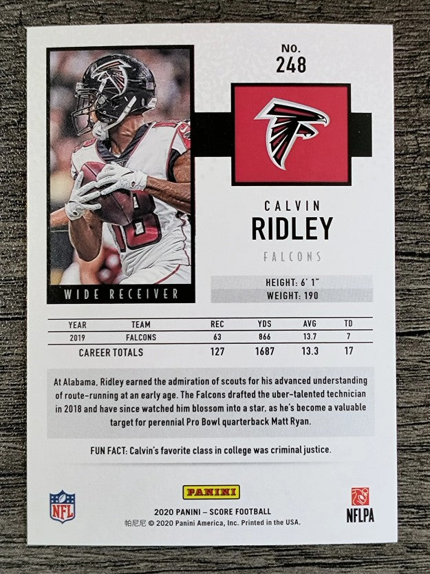 2020 Score #248 Calvin Ridley