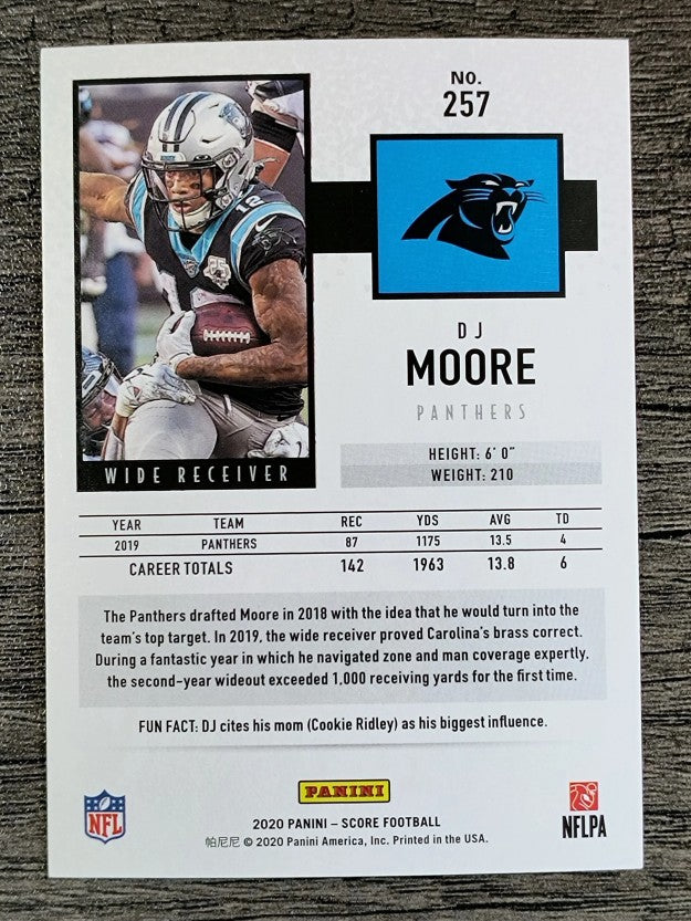 2020 Score #257 D.J. Moore