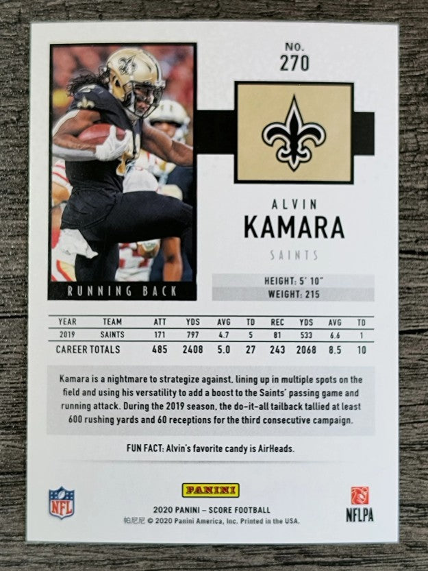 2020 Score #270 Alvin Kamara