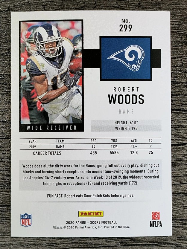 2020 Score #299 Robert Woods