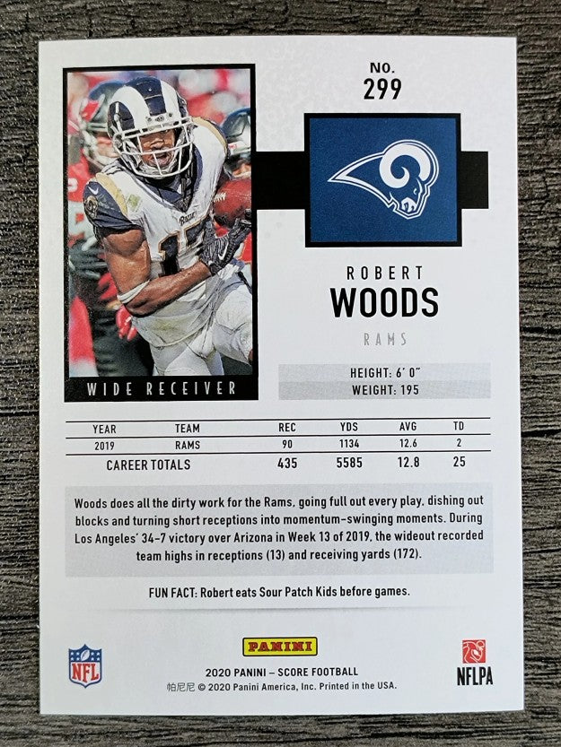 2020 Score #299 Robert Woods