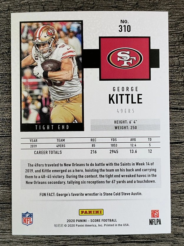 2020 Score #310 George Kittle