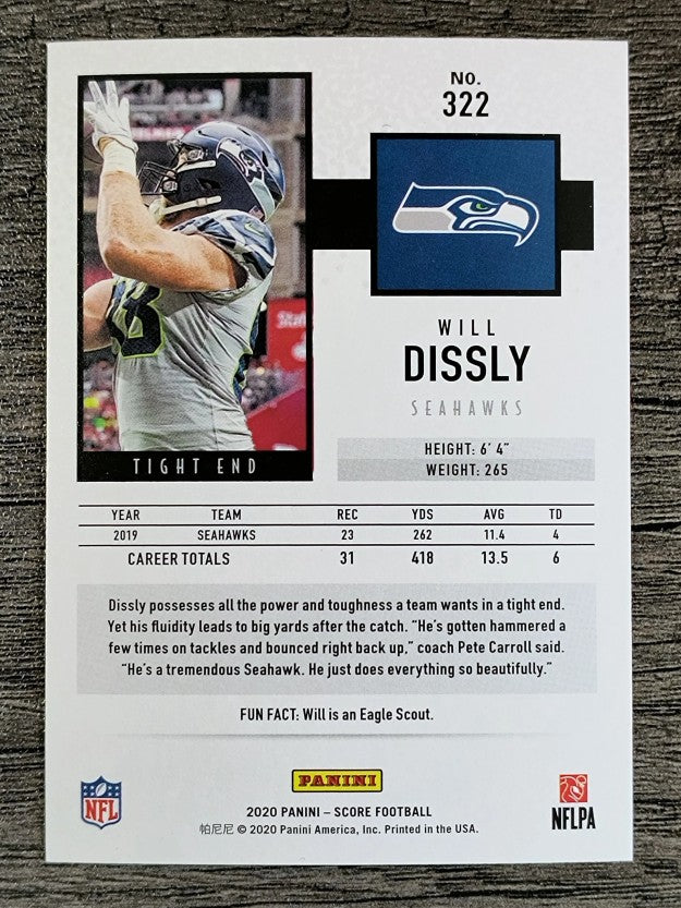 2020 Score #322 Will Dissly