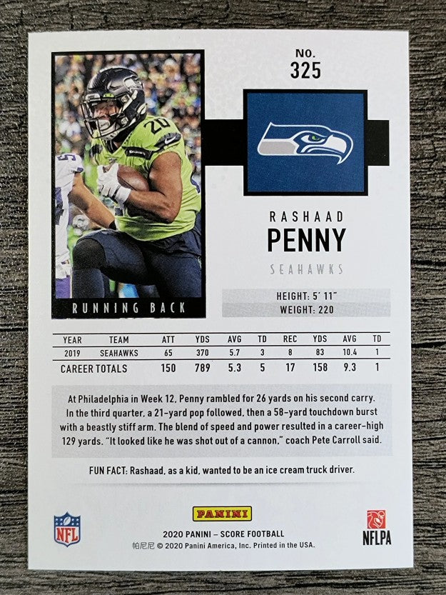 2020 Score #325 Rashaad Penny