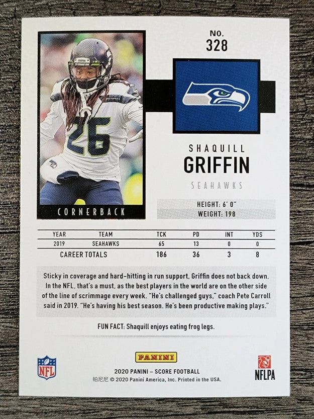 2020 Score #328 Shaquill Griffin