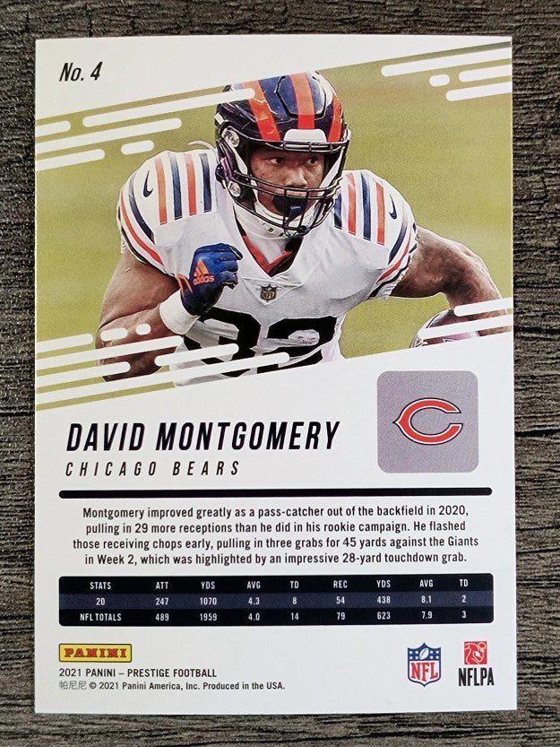 2021 Prestige #4 David Montgomery