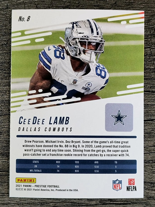 2021 Prestige #8 CeeDee Lamb