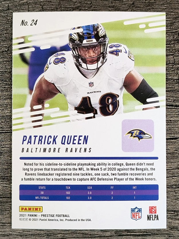 2021 Prestige #24 Patrick Queen