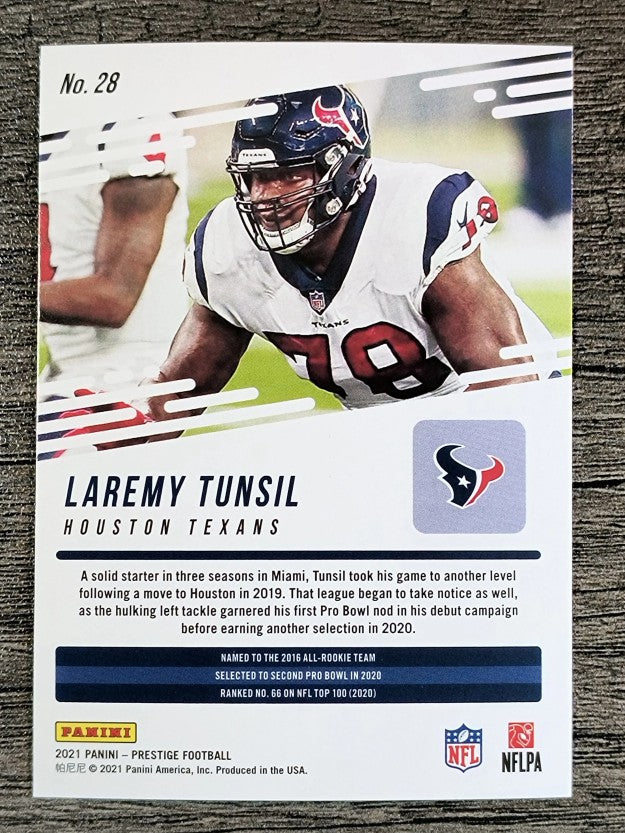 2021 Prestige #28 Laremy Tunsil
