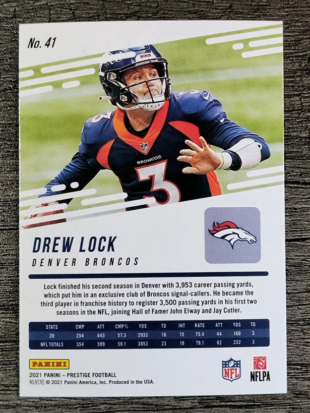 2021 Prestige #41 Drew Lock