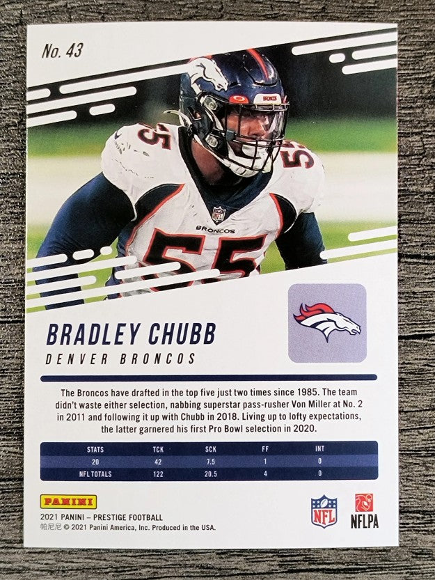 2021 Prestige #43 Bradley Chubb