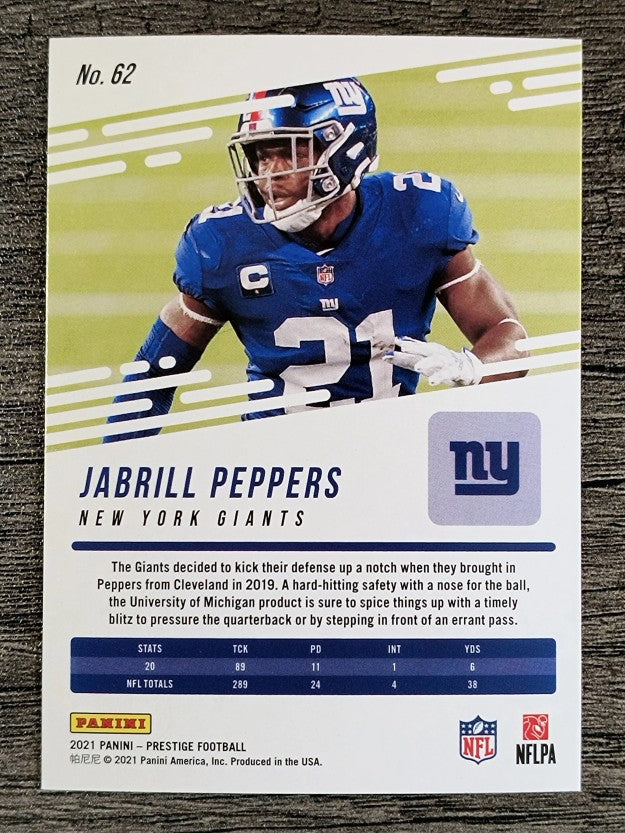 2021 Prestige #62 Jabrill Peppers