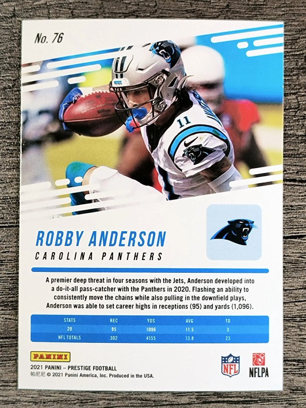 2021 Prestige #76 Robby Anderson