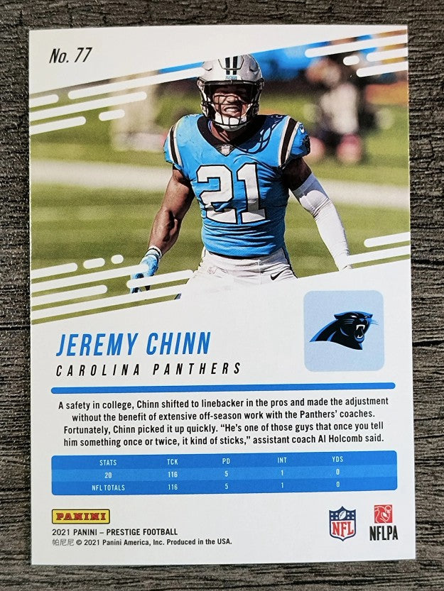 2021 Prestige #77 Jeremy Chinn