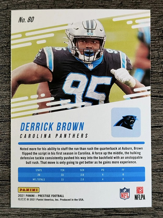 2021 Prestige #80 Derrick Brown