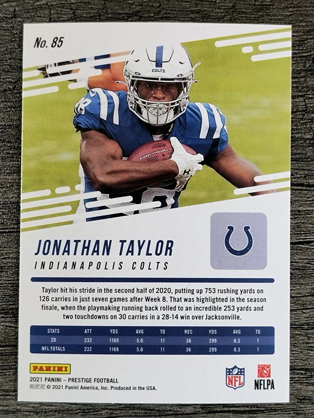 2021 Prestige #85 Jonathan Taylor
