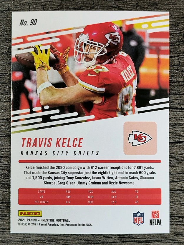 2021 Prestige #90 Travis Kelce