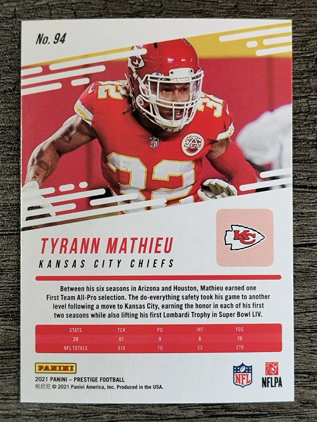 2021 Prestige #94 Tyrann Mathieu