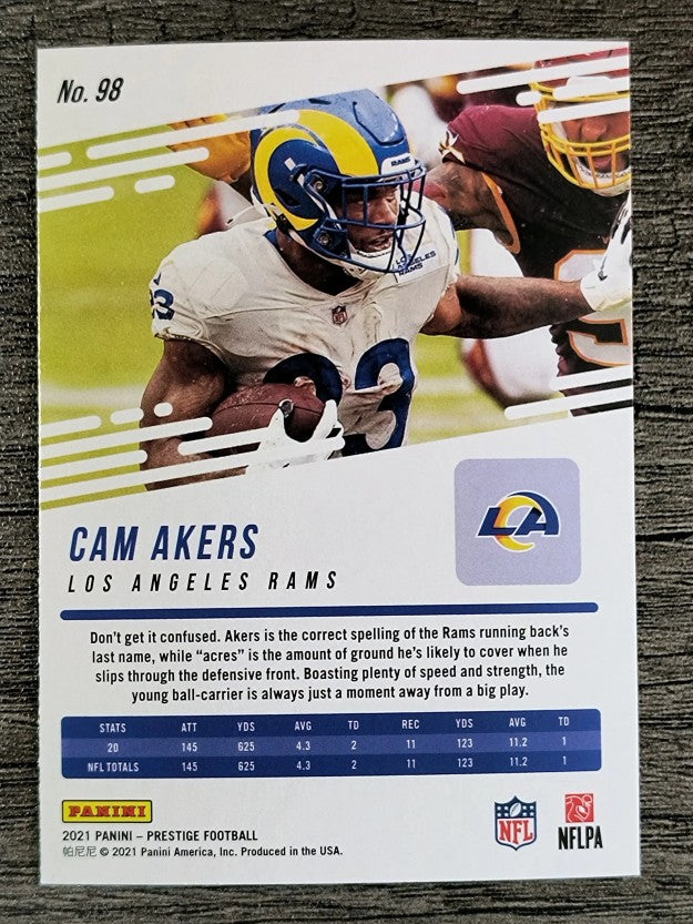 2021 Prestige #98 Cam Akers