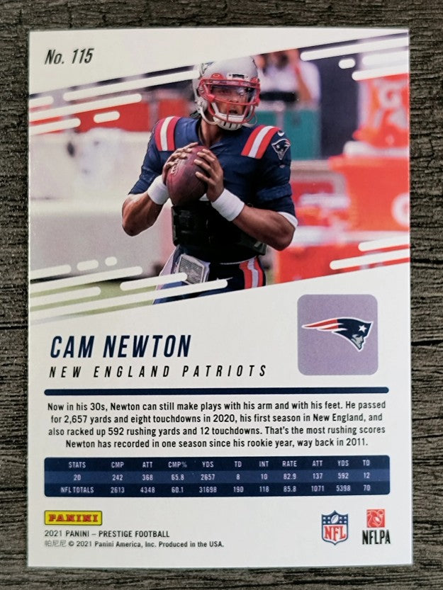 2021 Prestige #115 Cam Newton