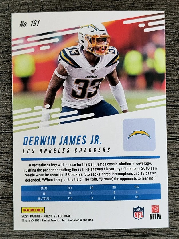 2021 Prestige #191 Derwin James Jr.