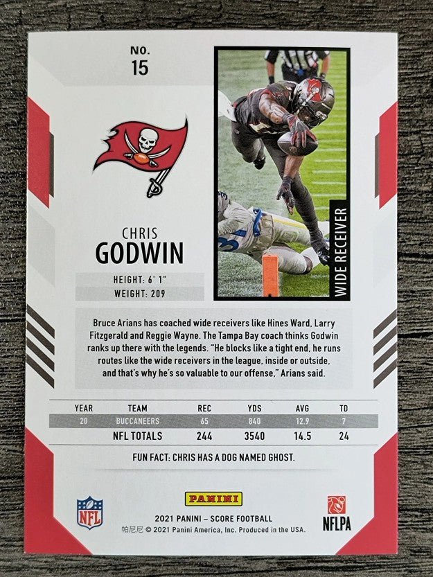 2021 Score #15 Chris Godwin