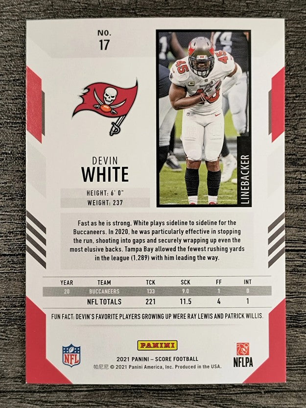 2021 Score #17 Devin White