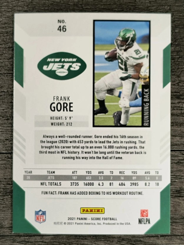 2021 Score #46 Frank Gore