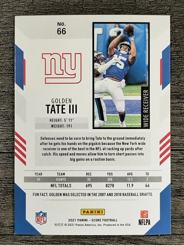 2021 Score #66 Golden Tate III