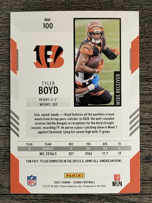 2021 Score #100 Tyler Boyd