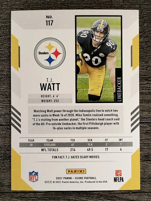 2021 Score #117 T.J. Watt
