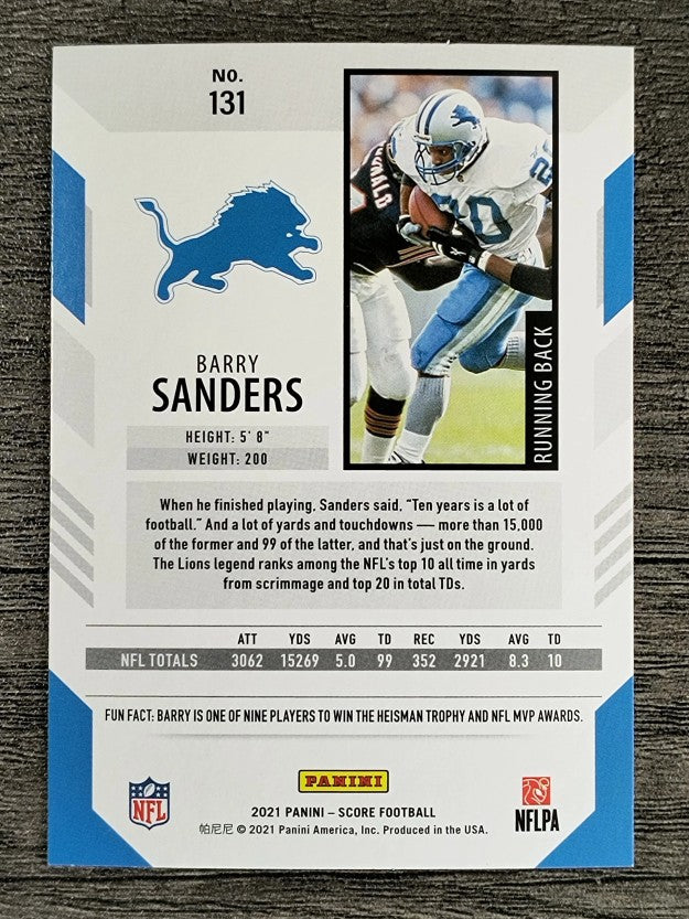 2021 Score #131 Barry Sanders