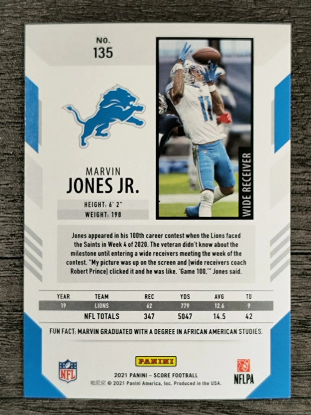 2021 Score #135 Marvin Jones Jr.