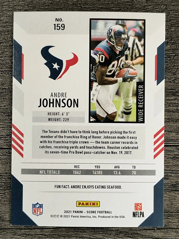 2021 Score #159 Andre Johnson