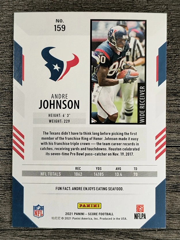 2021 Score #159 Andre Johnson